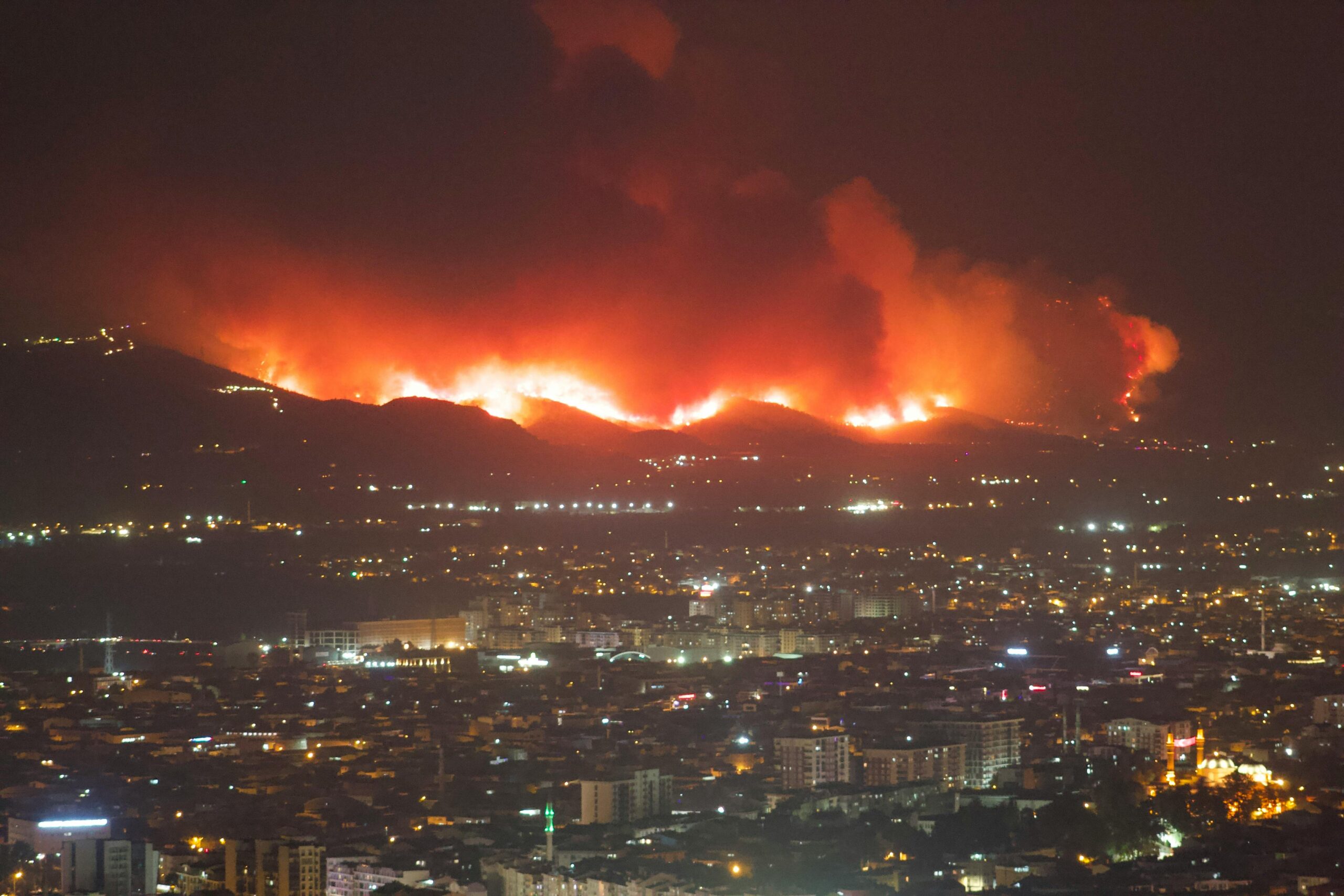 Wildfire disaster